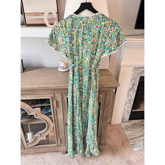 Poupette St. Barth Joe Floral Wrap Dress Size XSmall - Picture 7 of 9